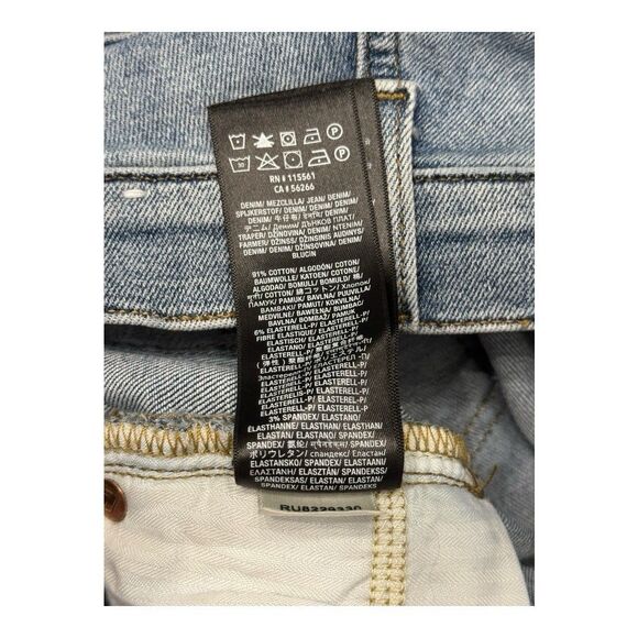 7 For All Mankind High Waist Ankle Gwenevere Skinny Jeans Side Stripe Size 28 - Picture 14 of 16